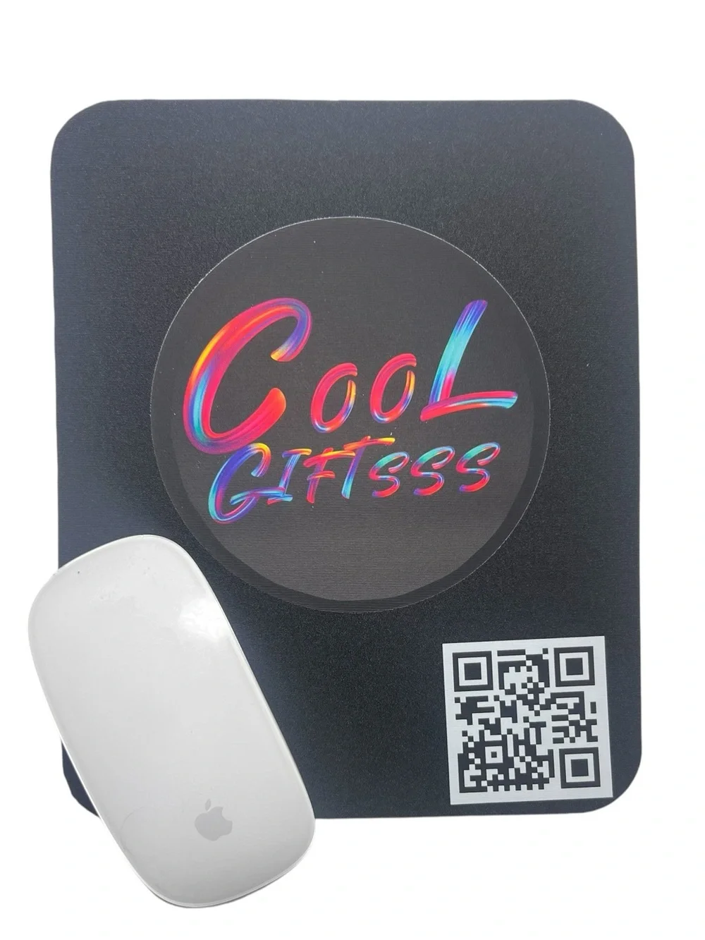 Customized mouse Pad with your logo and QR code or pick a design from my closet